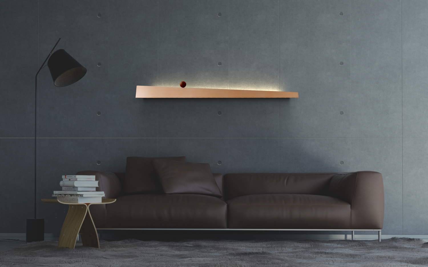 時間の拘束から解放するFurniture Clock